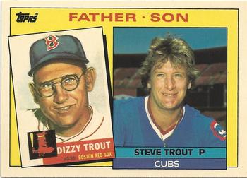 1985 Topps - Collector's Edition (Tiffany) #142 Steve Trout / Dizzy Trout Front