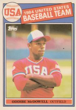 1985 Topps - Collector's Edition (Tiffany) #400 Oddibe McDowell Front