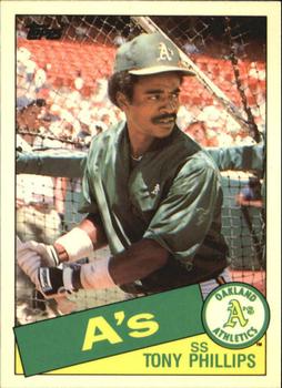 1985 Topps - Collector's Edition (Tiffany) #444 Tony Phillips Front