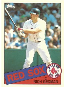 1985 Topps - Collector's Edition (Tiffany) #529 Rich Gedman Front