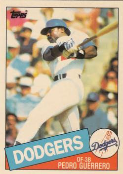 1985 Topps - Collector's Edition (Tiffany) #575 Pedro Guerrero Front