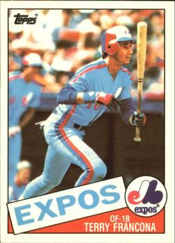 1985 Topps - Collector's Edition (Tiffany) #578 Terry Francona Front