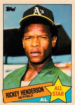 1985 Topps - Collector's Edition (Tiffany) #706 Rickey Henderson Front