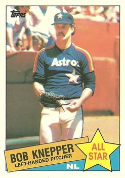 1985 Topps - Collector's Edition (Tiffany) #721 Bob Knepper Front