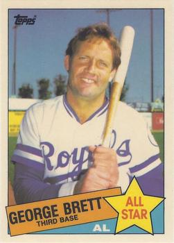 1985 Topps - Collector's Edition (Tiffany) #703 George Brett Front