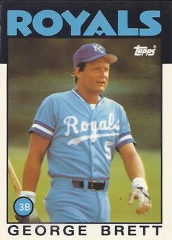 1986 Topps - Collector's Edition (Tiffany) #300 George Brett Front