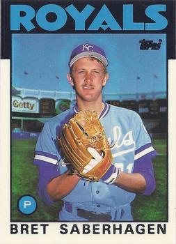 1986 Topps - Collector's Edition (Tiffany) #487 Bret Saberhagen Front