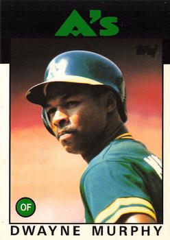 1986 Topps - Collector's Edition (Tiffany) #8 Dwayne Murphy Front