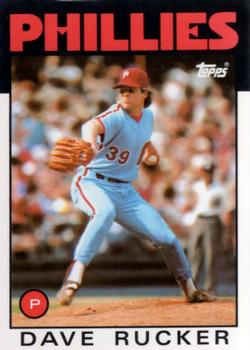 1986 Topps - Collector's Edition (Tiffany) #39 Dave Rucker Front
