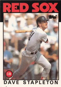 1986 Topps - Collector's Edition (Tiffany) #151 Dave Stapleton Front