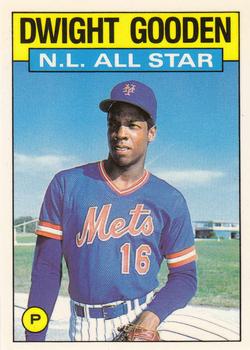 1986 Topps - Collector's Edition (Tiffany) #709 Dwight Gooden Front