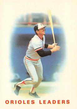 1986 Topps - Collector's Edition (Tiffany) #726 Orioles Leaders Front