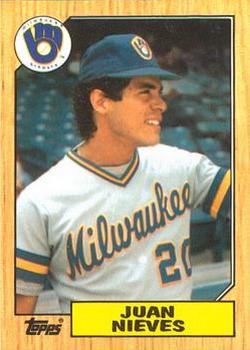 1987 Topps - Collector's Edition (Tiffany) #79 Juan Nieves Front