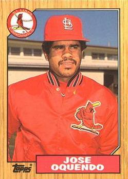 1987 Topps - Collector's Edition (Tiffany) #133 Jose Oquendo Front