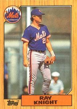 1987 Topps - Collector's Edition (Tiffany) #488 Ray Knight Front