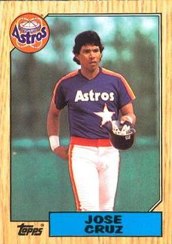 1987 Topps - Collector's Edition (Tiffany) #670 Jose Cruz Front