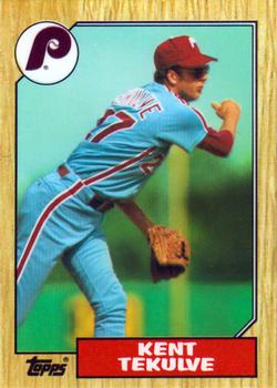 1987 Topps - Collector's Edition (Tiffany) #684 Kent Tekulve Front