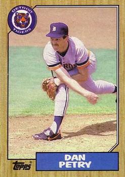 1987 Topps - Collector's Edition (Tiffany) #752 Dan Petry Front
