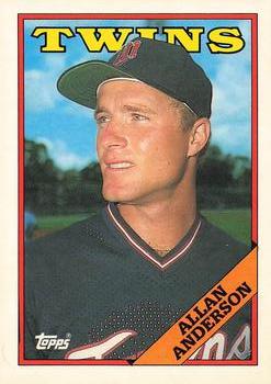1988 Topps - Collector's Edition (Tiffany) #101 Allan Anderson Front