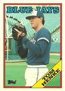 1988 Topps - Collector's Edition (Tiffany) #220 Tom Henke Front