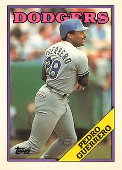 1988 Topps - Collector's Edition (Tiffany) #550 Pedro Guerrero Front