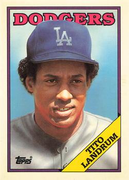 1988 Topps - Collector's Edition (Tiffany) #581 Tito Landrum Front