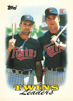 1988 Topps - Collector's Edition (Tiffany) #609 Twins Leaders Front