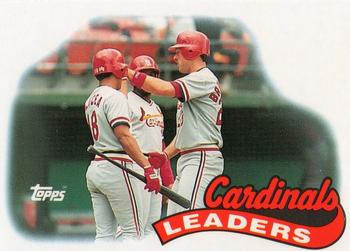 1989 Topps - Collector's Edition (Tiffany) #261 Cardinals Leaders Front