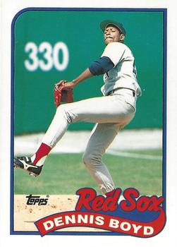 1989 Topps - Collector's Edition (Tiffany) #326 Dennis Boyd Front