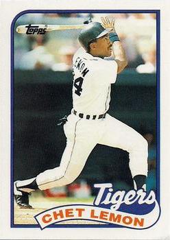 1989 Topps - Collector's Edition (Tiffany) #514 Chet Lemon Front