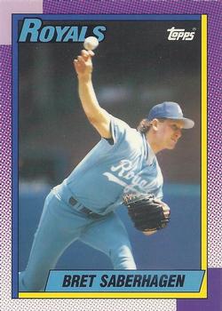 1990 Topps - Collector's Edition (Tiffany) #350 Bret Saberhagen Front