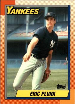 1990 Topps - Collector's Edition (Tiffany) #9 Eric Plunk Front