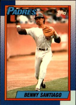 1990 Topps - Collector's Edition (Tiffany) #35 Benny Santiago Front