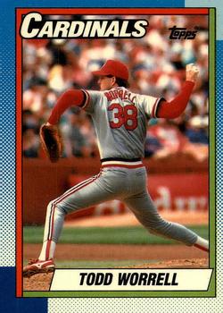 1990 Topps - Collector's Edition (Tiffany) #95 Todd Worrell Front
