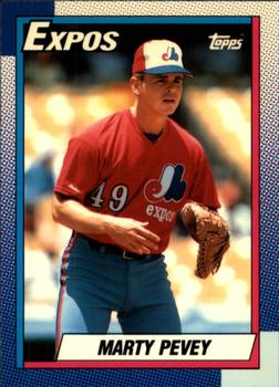1990 Topps - Collector's Edition (Tiffany) #137 Marty Pevey Front