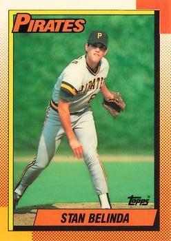 1990 Topps - Collector's Edition (Tiffany) #354 Stan Belinda Front
