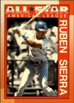 1990 Topps - Collector's Edition (Tiffany) #390 Ruben Sierra Front