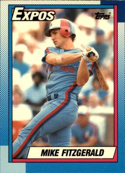 1990 Topps - Collector's Edition (Tiffany) #484 Mike Fitzgerald Front