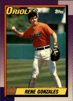 1990 Topps - Collector's Edition (Tiffany) #787 Rene Gonzales Front