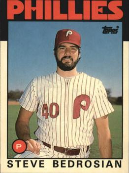 1986 Topps Traded - Limited Edition (Tiffany) #7T Steve Bedrosian Front