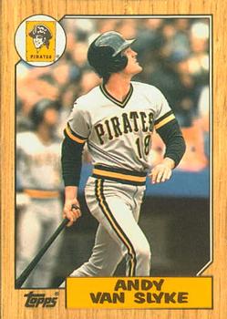 1987 Topps Traded - Limited Edition (Tiffany) #124T Andy Van Slyke Front