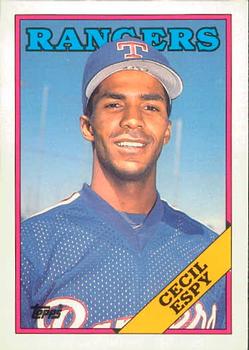 1988 Topps Traded - Limited Edition (Tiffany) #36T Cecil Espy Front