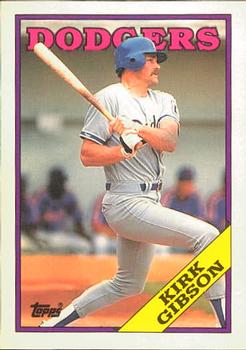 1988 Topps Traded - Limited Edition (Tiffany) #40T Kirk Gibson Front
