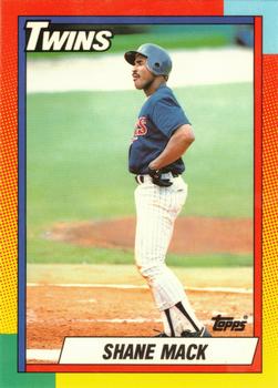 1990 Topps Traded - Limited Edition (Tiffany) #64T Shane Mack Front