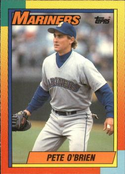 1990 Topps Traded - Limited Edition (Tiffany) #82T Pete O'Brien Front