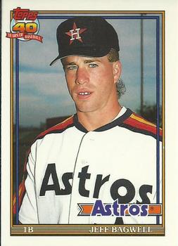 1991 Topps Traded - Limited Edition (Tiffany) #4T Jeff Bagwell Front