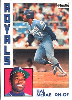 1984 Topps Nestle #340 Hal McRae Front