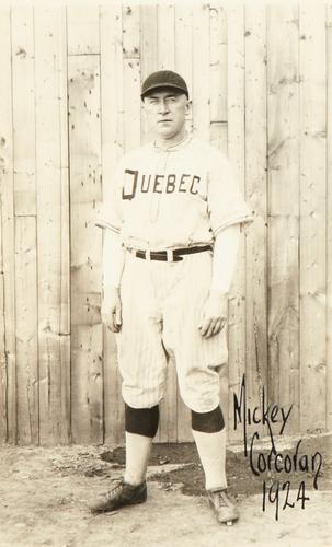 1924 Quebec Bulldogs Postcards #NNO Mickey Corcoran Front