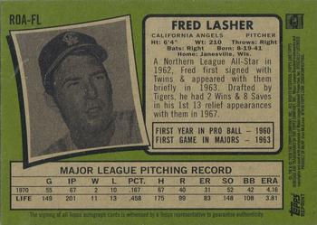 2020 Topps Heritage - Real One Autographs (High Number) #ROA-FL Fred Lasher Back