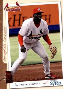 2011 Grandstand Springfield Cardinals SGA #NNO Jermaine Curtis Front